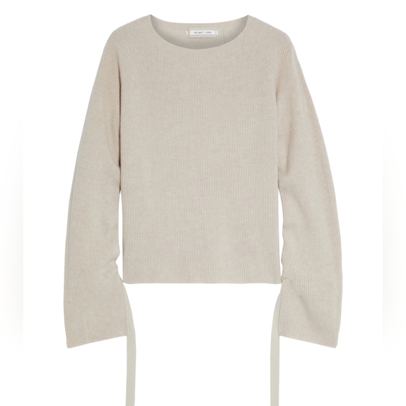 Cream Beige Helmut Lang sweater sz XS - Picture 8 of 8